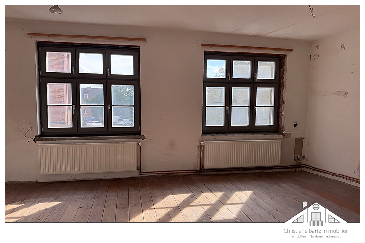 Zimmer mit Dielung